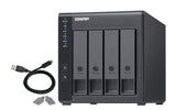 QNAP TR-004 drevkabinet HDD/SSD kabinet Sort 2.5/3.5"