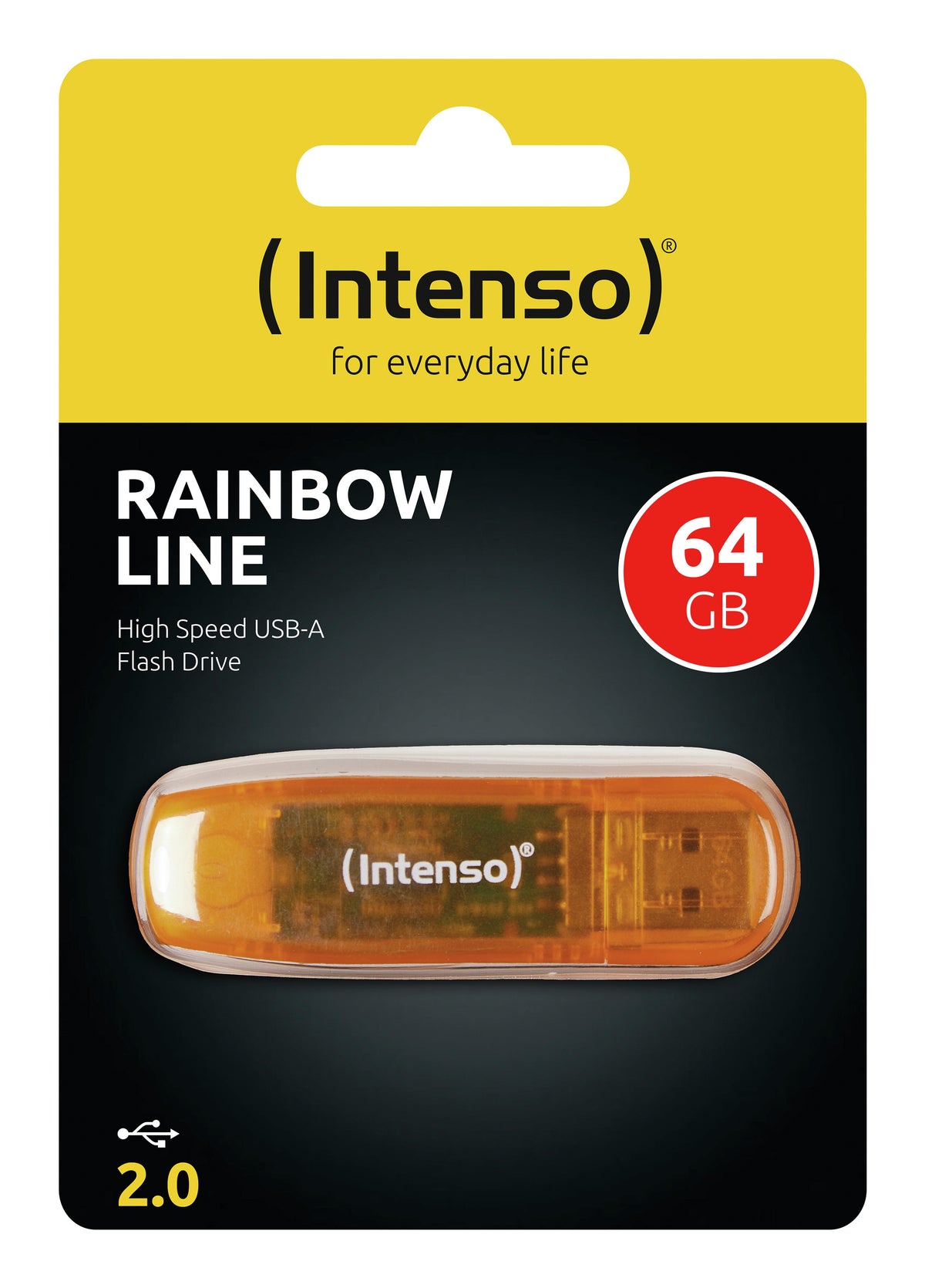 Intenso 3502490 USB Flash Drive 2.0 64GB Rainbow Line