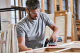 Bosch GEX 18V-125 Professional Excentersliber 10000 rpm 20000 OPM Sort, Blå, Grå, Rød
