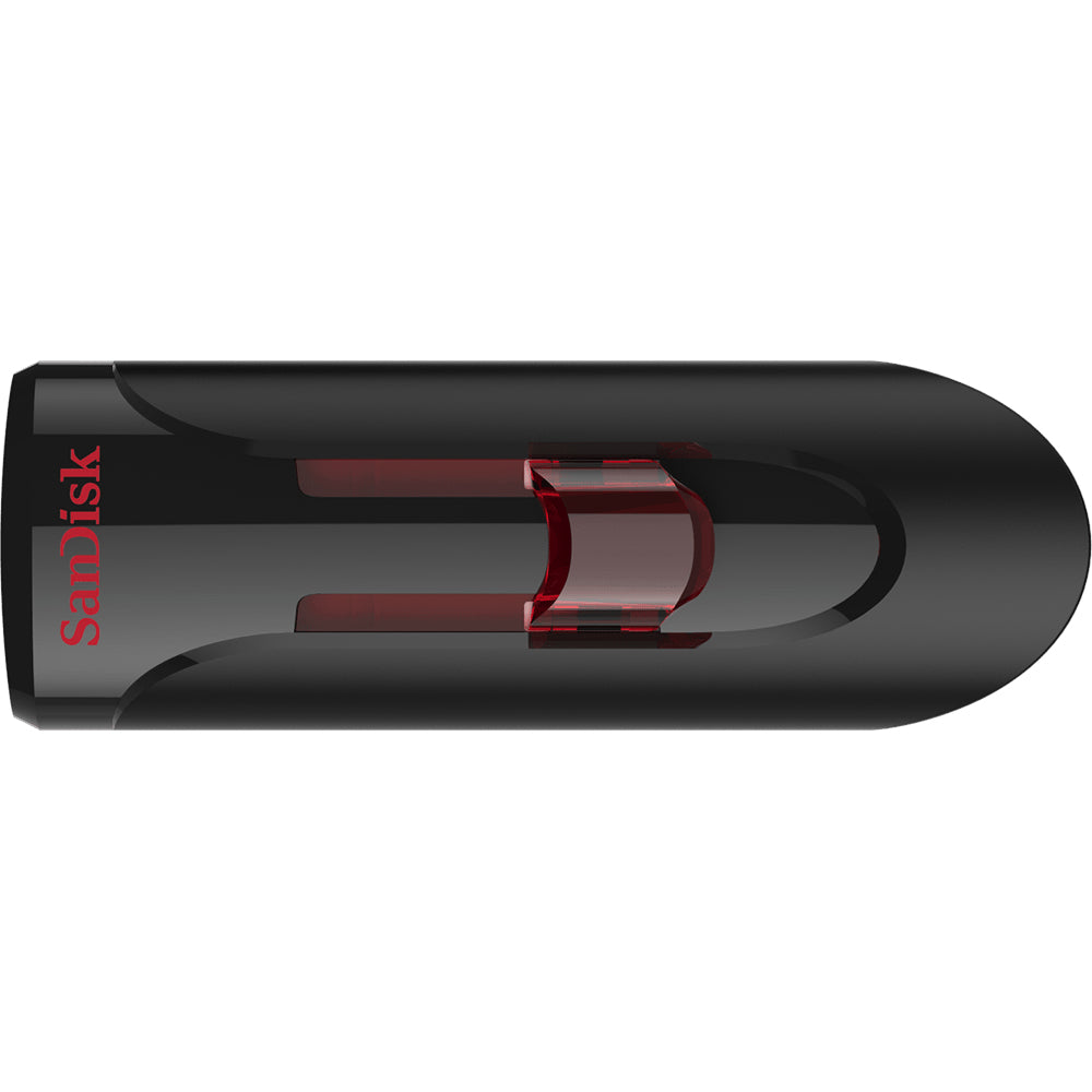 SanDisk UFM 16GB USB CRUZER GLIDE 3.0 16GB 3.2 Gen 1 USB stick Sort