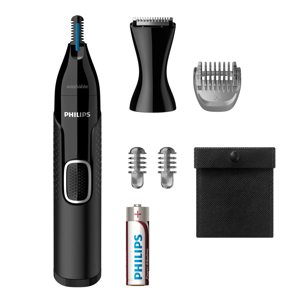 Philips 5000 series Nose trimmer series 5000 NT5650/16 Detaljetrimmer til øjenbryn, næse- og ørehår