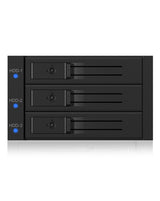 ICY BOX IB-573SSK-12G 8.89 cm (3.5") Backplane Black