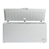 ScanDomestic CF560WE Kummefryser Fritstående 560 L Aluminium, Hvid