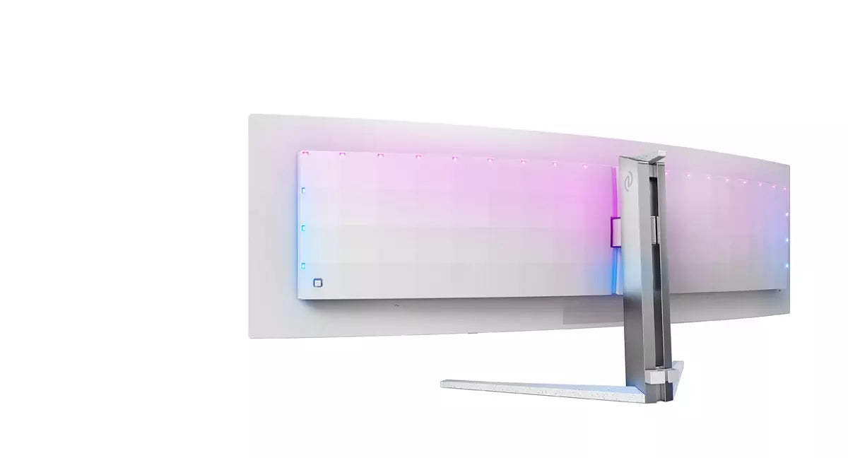 Philips Evnia 8000 49M2C8900/00 computerskærm 124,2 cm (48.9") 5120 x 1440 pixel Dual QHD QD-OLED Hvid