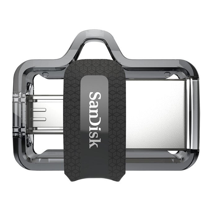 SanDisk 173384 USB-nøgle 32 GB USB Type-A / Micro-USB Sort, Transparent