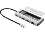 Sandberg 136-82 dockingstation Ledningsført USB 3.2 Gen 2 (3.1 Gen 2) Type-C Grå