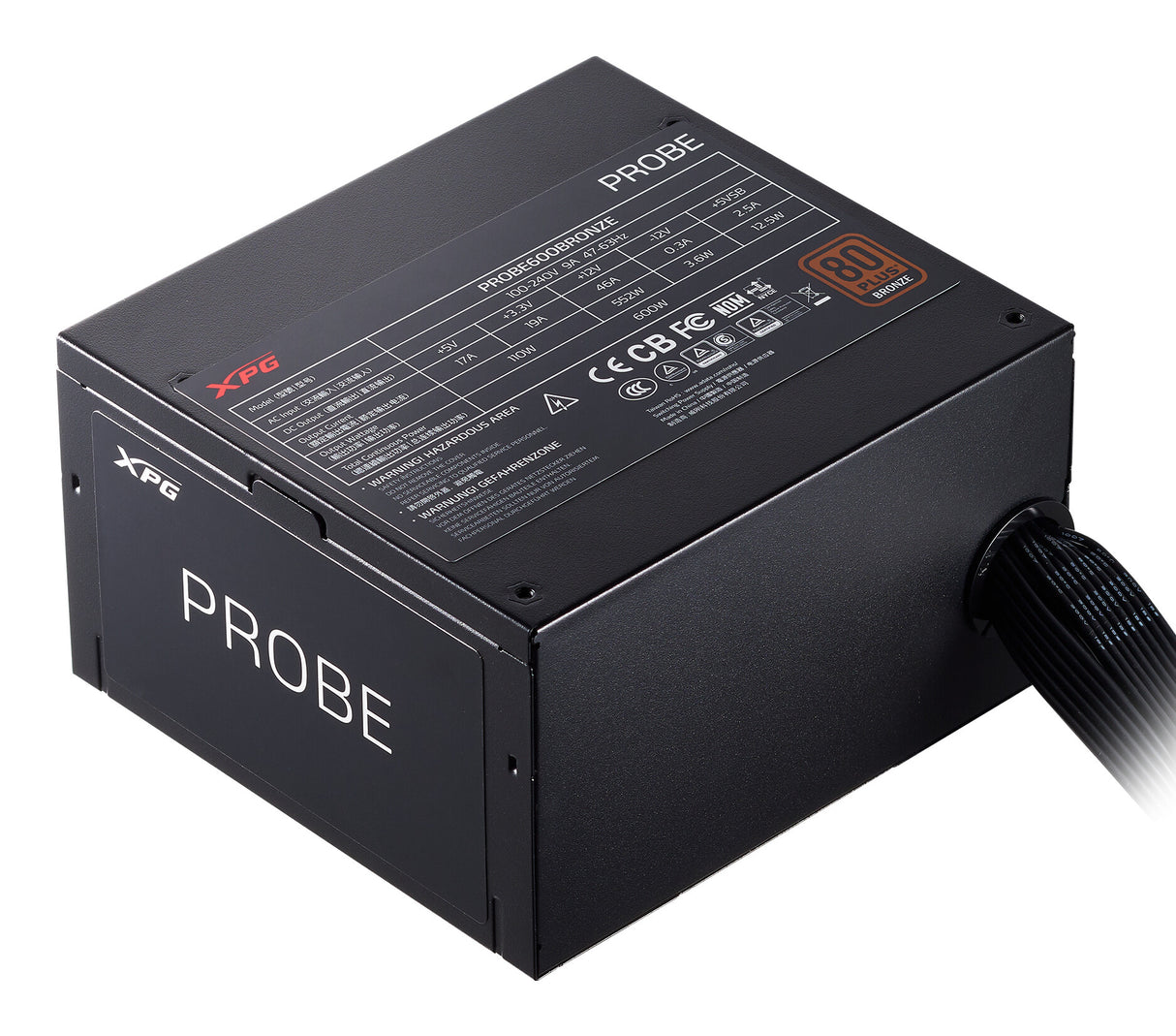 XPG PROBE 700 BRONZE enhed til strømforsyning 700 W 20+4 pin ATX ATX Sort