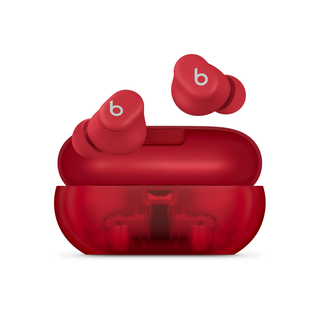 Apple Beats Solo Buds - True Wireless Earbuds - Transparent Red Headset True Wireless Stereo (TWS) I ørerne Opkald/musik Bluetooth Rød, Transparent