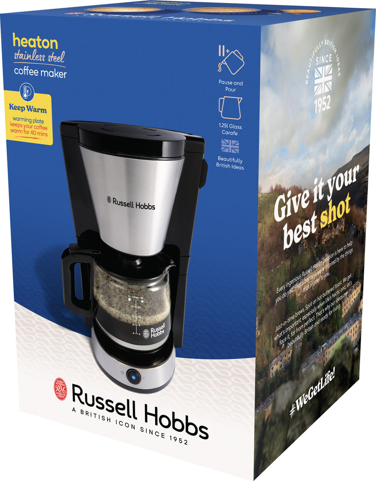 Russell Hobbs 27400-56 kaffemaskine Semi-auto Filter kaffemaskine 1,25 L