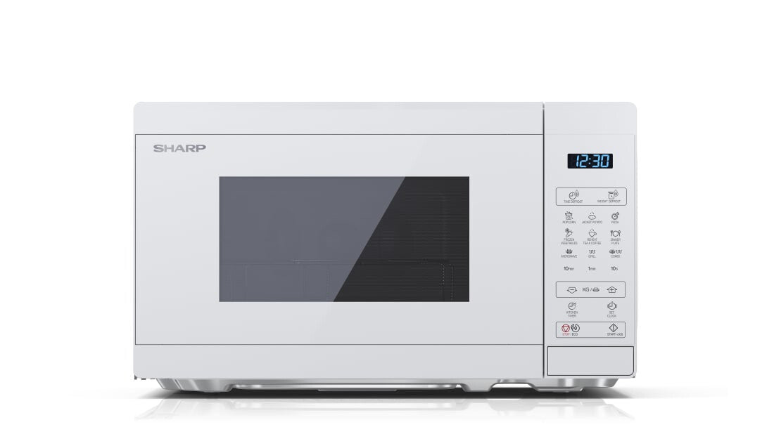 Sharp YC-MG02EC mikroovn hvid