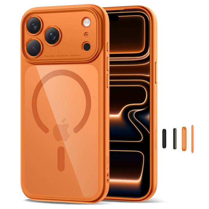 Tech-Protect 5906302333820 mobiltelefon etui 17,5 cm (6.9") Cover Orange, Transparent