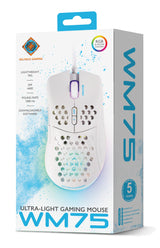 Deltaco Gaming WM75 lightweight mouse, white
