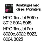 HP 912 Magenta 315 sider Blæk 3YL78AE