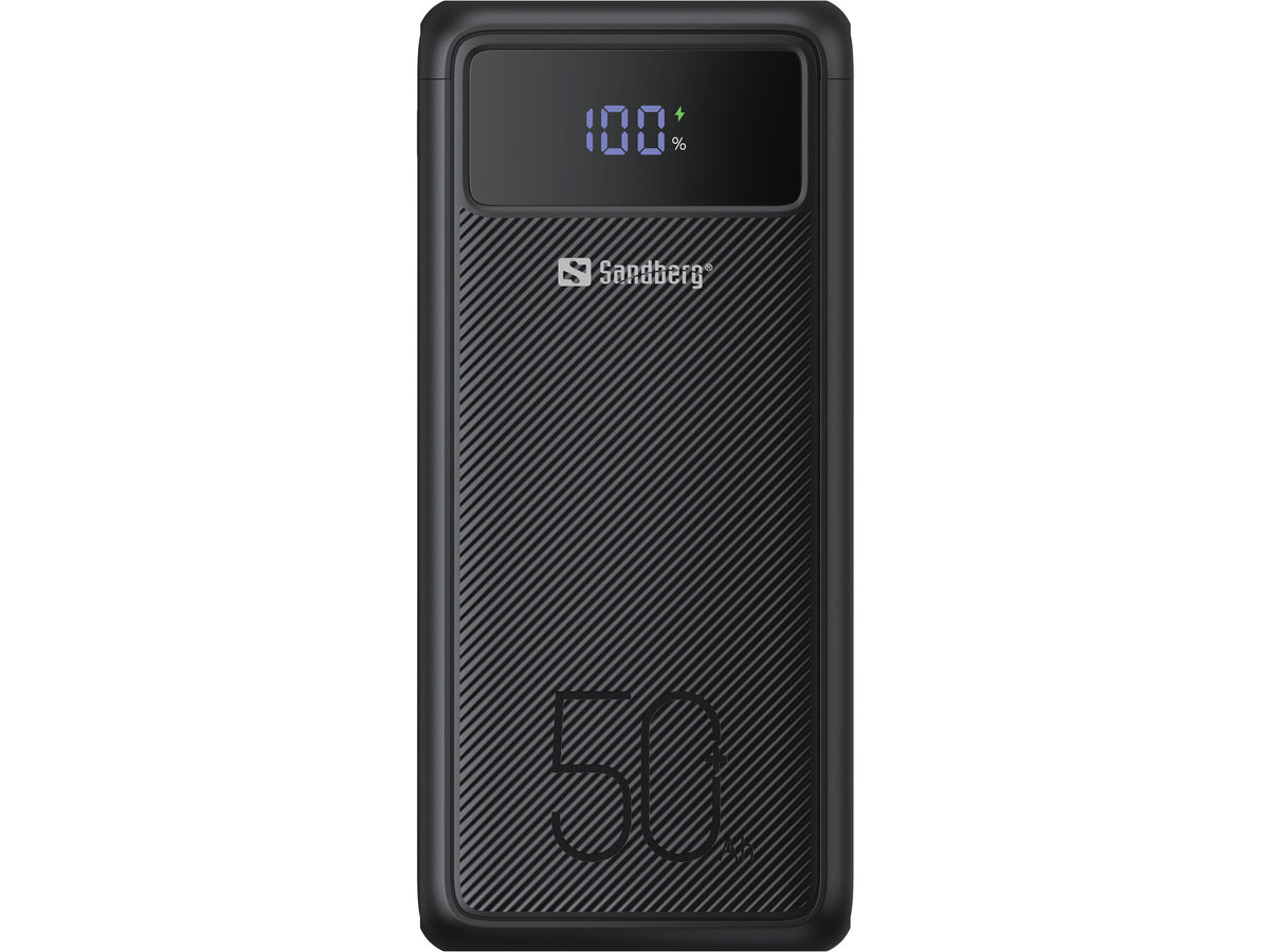Sandberg 420-75 powerbank Lithium-Ion (Li-Ion) 50000 mAh Sort