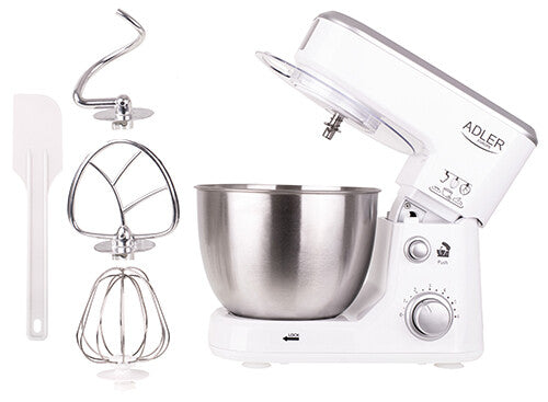 Adler AD 4216 foodprocessor 500 W 4 L Hvid