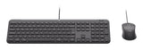 Logitech Signature Slim Combo MK620 For Business tastatur Mus inkluderet Hjemme/kontor USB QWERTY US International Grafit