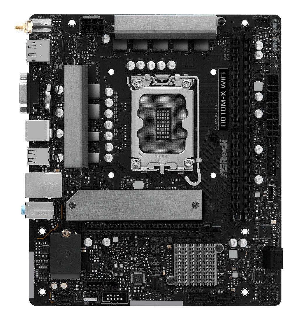 ASRock H810M-X WiFi Micro-ATX LGA1851