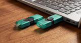 Kingston DataTraveler Duo 256GB USB 3.2 Gen 1 / USB-C USB stick Sort Grøn