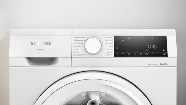 Siemens iQ300 WN34A1L0DN vaskemaskine - tørretumbler Fritstående Front-læsning Hvid