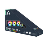 ARCTIC Liquid Freezer III Pro 420 A-RGB Processor Alt-i-en væskekøler 14 cm Sort