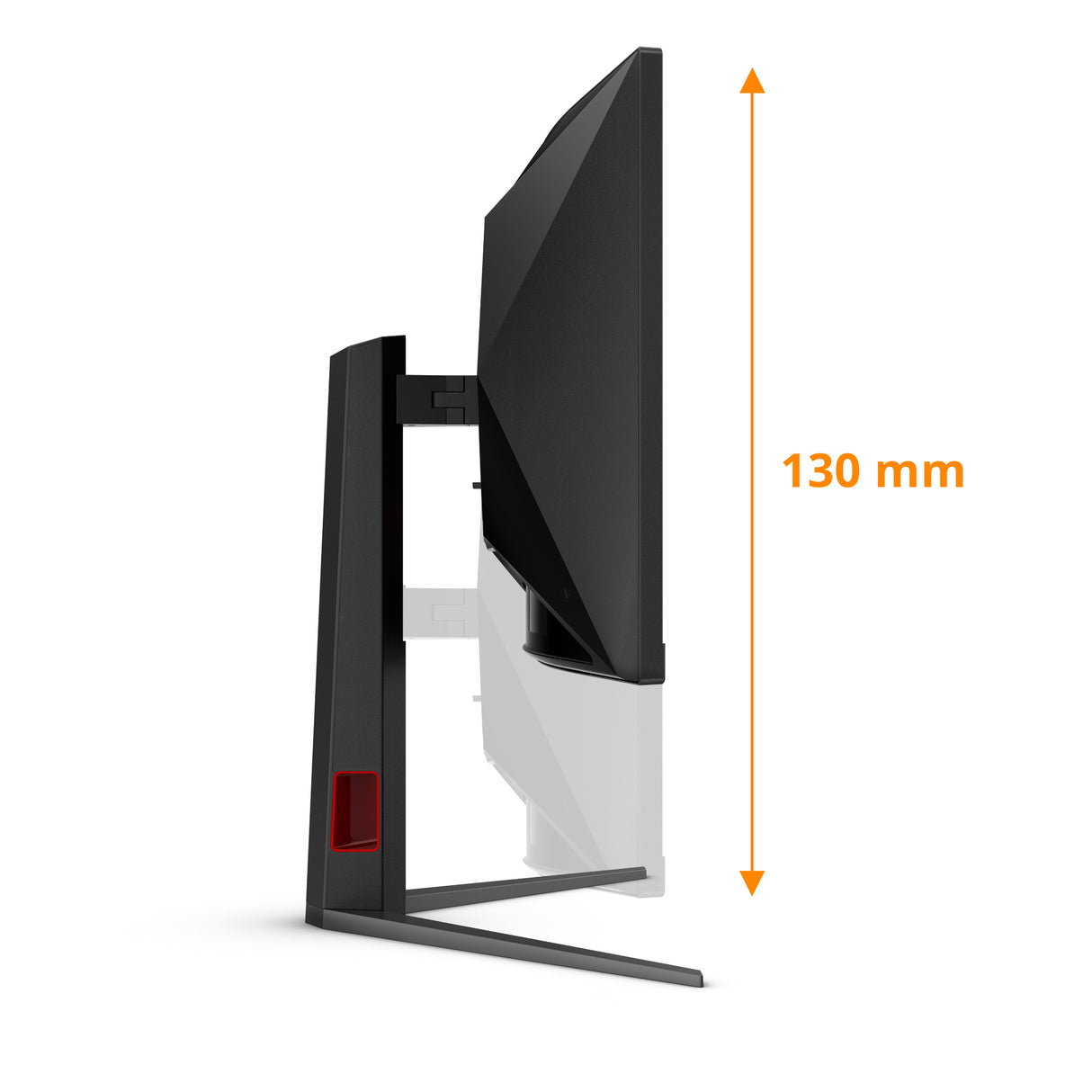 AOC G4 CU34G4 computerskærm 86,4 cm (34") 3440 x 1440 pixel Wide Quad HD LED Sort, Rød