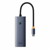 Baseus UltraJoy 5-Port Ledningsført USB 3.2 Gen 1 (3.1 Gen 1) Type-C Grå