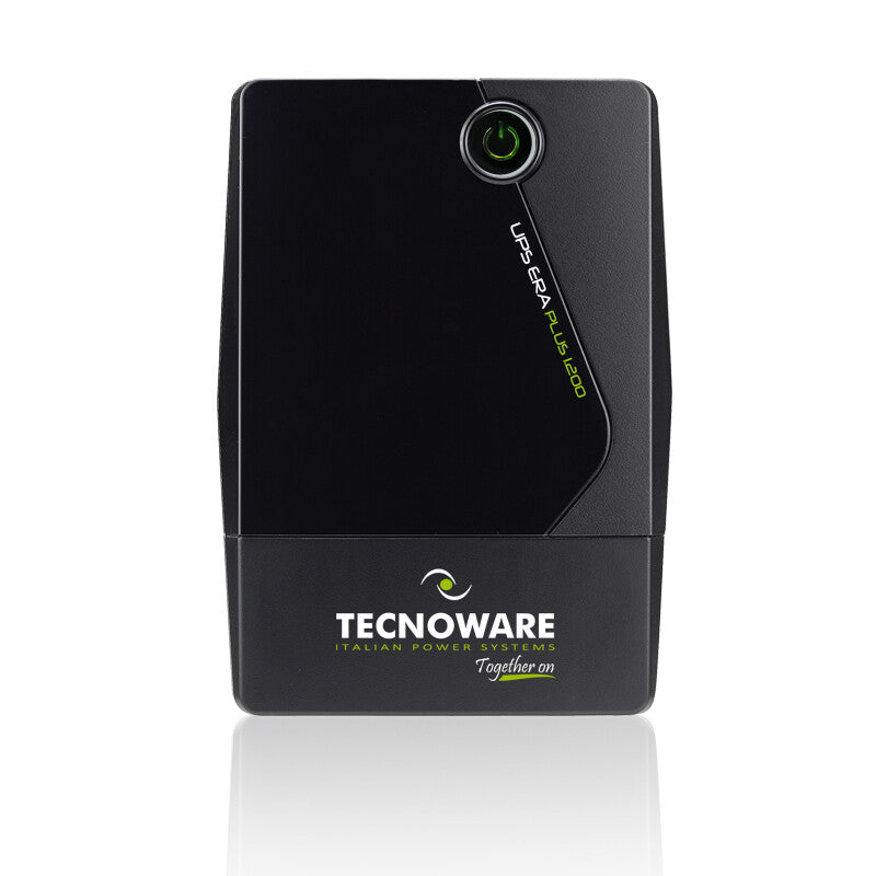 Tecnoware FGCERAPL1202SCH UPS-enhed Standby (offline) 1,2 kVA 840 W 2 AC stikkontakt(er)