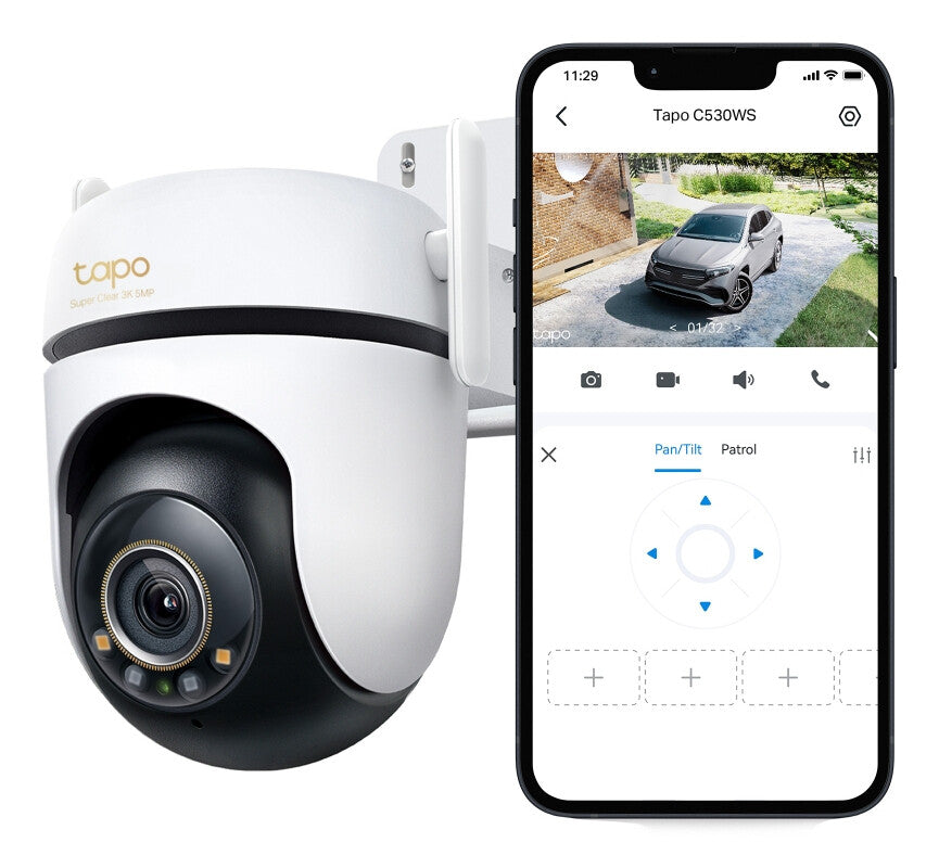 TP-Link TAPO C530WS overvågningskamera Tårn IP-sikkerhedskamera Udendørs 2880 x 1620 pixel Væg