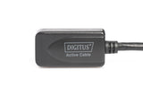 Digitus DA-73104 USB-kabel USB 3.2 Gen 1 (3.1 Gen 1) 5 m USB A 5 Gbit/sek. Sort