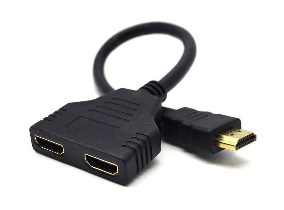 Gembird DSP-2PH4-04 HDMI-kabel HDMI Type A (Standard) 2 x HDMI Type A (Standard) Sort