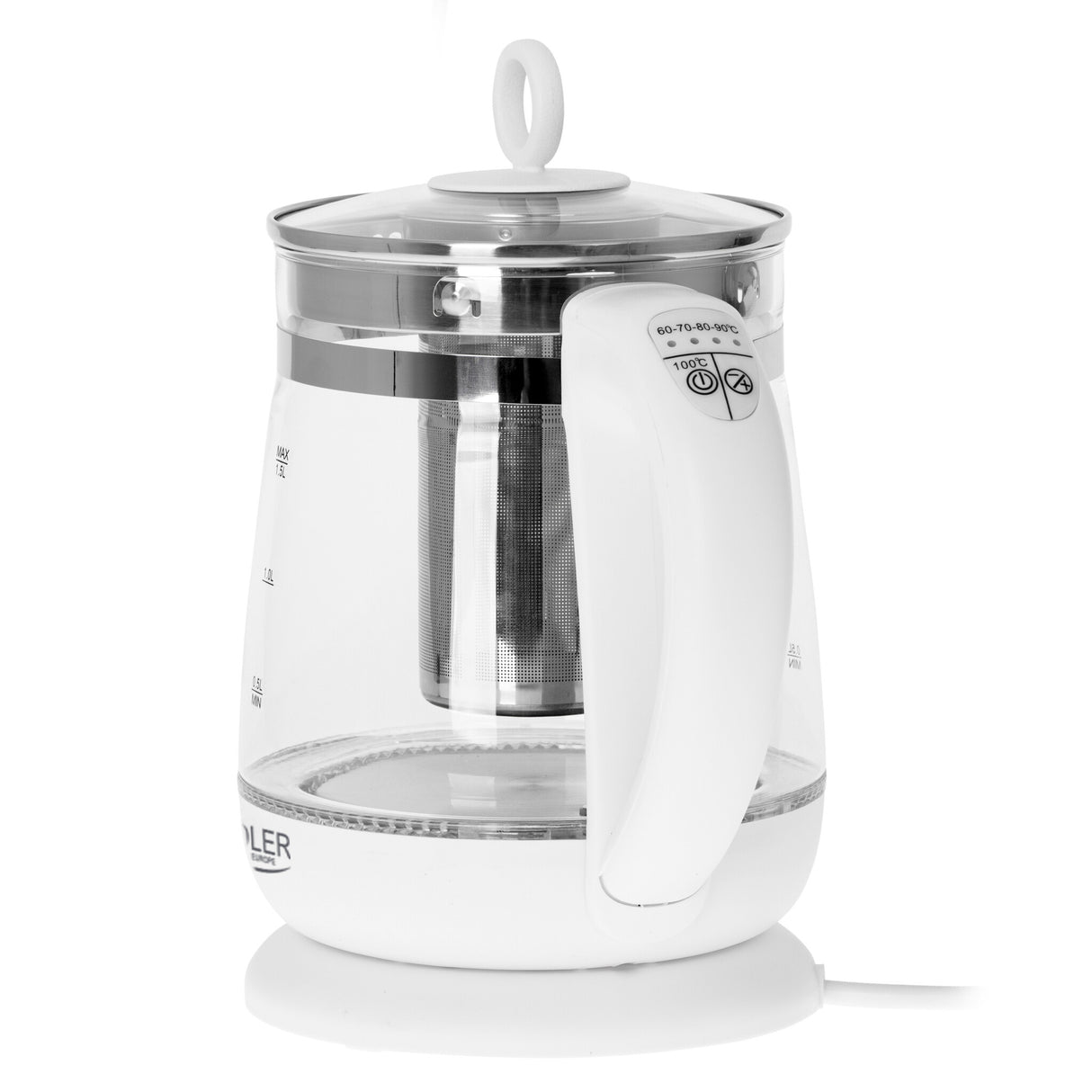 Adler AD 1299 elkedel 1,5 L 1850 W Hvid