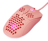 Deltaco Gaming PM75 ultralight mouse, pink