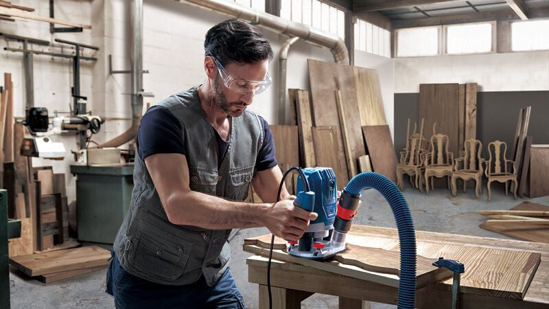 Bosch GOF 130 Sort, Blå 28000 rpm 1300 W
