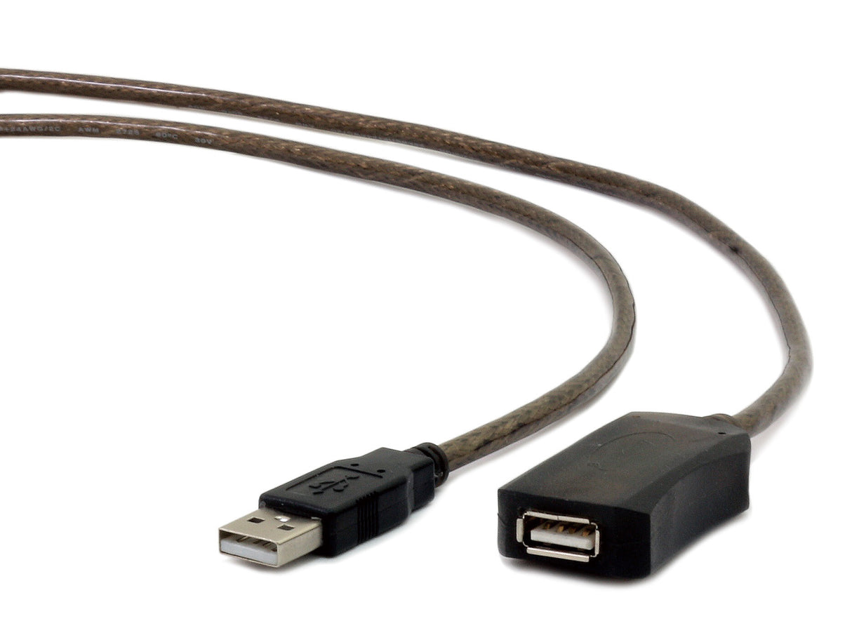 Gembird USB A/USB A M/F 10m USB-kabel USB 2.0 Sort
