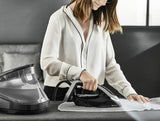 Tefal Pro Express Vision GV9821 3000 W 1,2 L Durilium AirGlide Autoclean soleplate Sort, Sølv