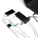 TP-Link UH720 interface hub USB 3.2 Gen 1 (3.1 Gen 1) Micro-B 5000 Mbit/s Sort