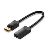 Vention HBZBB videokabel adapter 0,15 m DisplayPort HDMI Type A (Standard) Sort