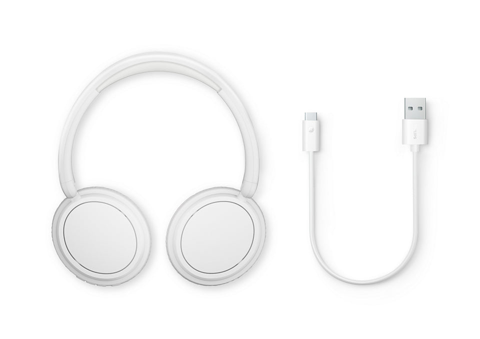 Philips 5000 series TAH5209WT/00 hovedtelefoner/headset Trådløs Opkald/musik Bluetooth Hvid