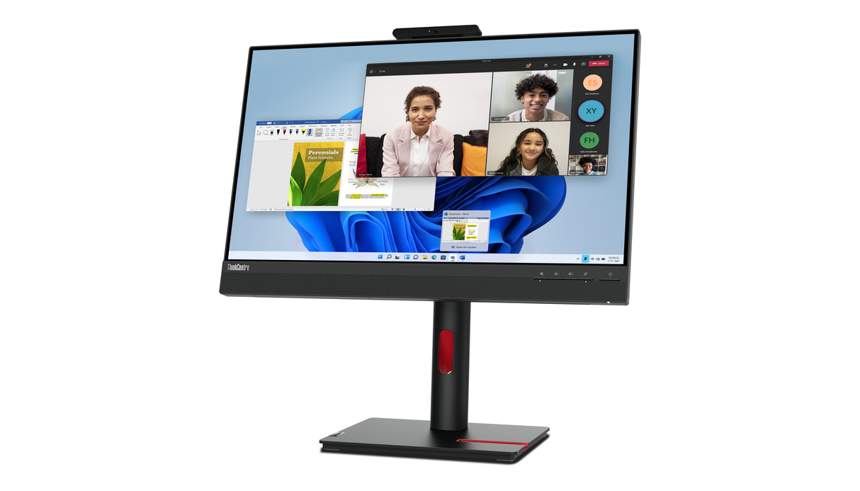 Lenovo ThinkCentre Tiny-In-One 24 Gen 5 LED display 60,5 cm (23.8") 1920 x 1080 pixel Fuld HD Berøringsskærm Sort
