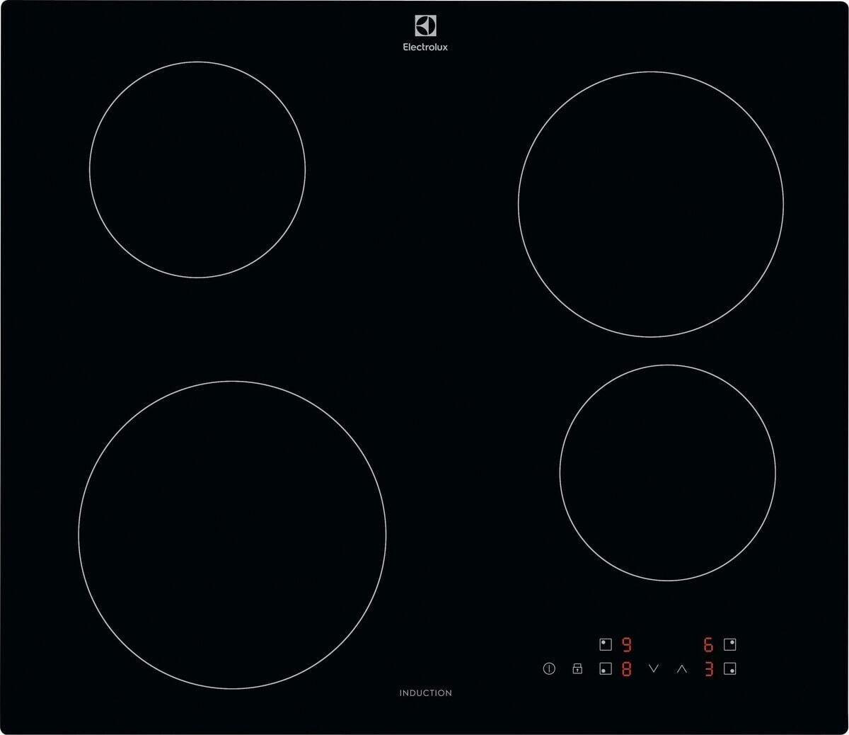 Electrolux LIB60424CK Sort Indbygget 60 cm Zone induktionskogeplade 4 zone(s)