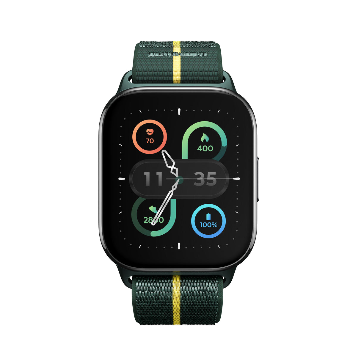 Motorola moto watch fit 4,83 cm (1.9") OLED 44.5 mm Digital Berøringsskærm Grøn, Grå GPS (satellit)