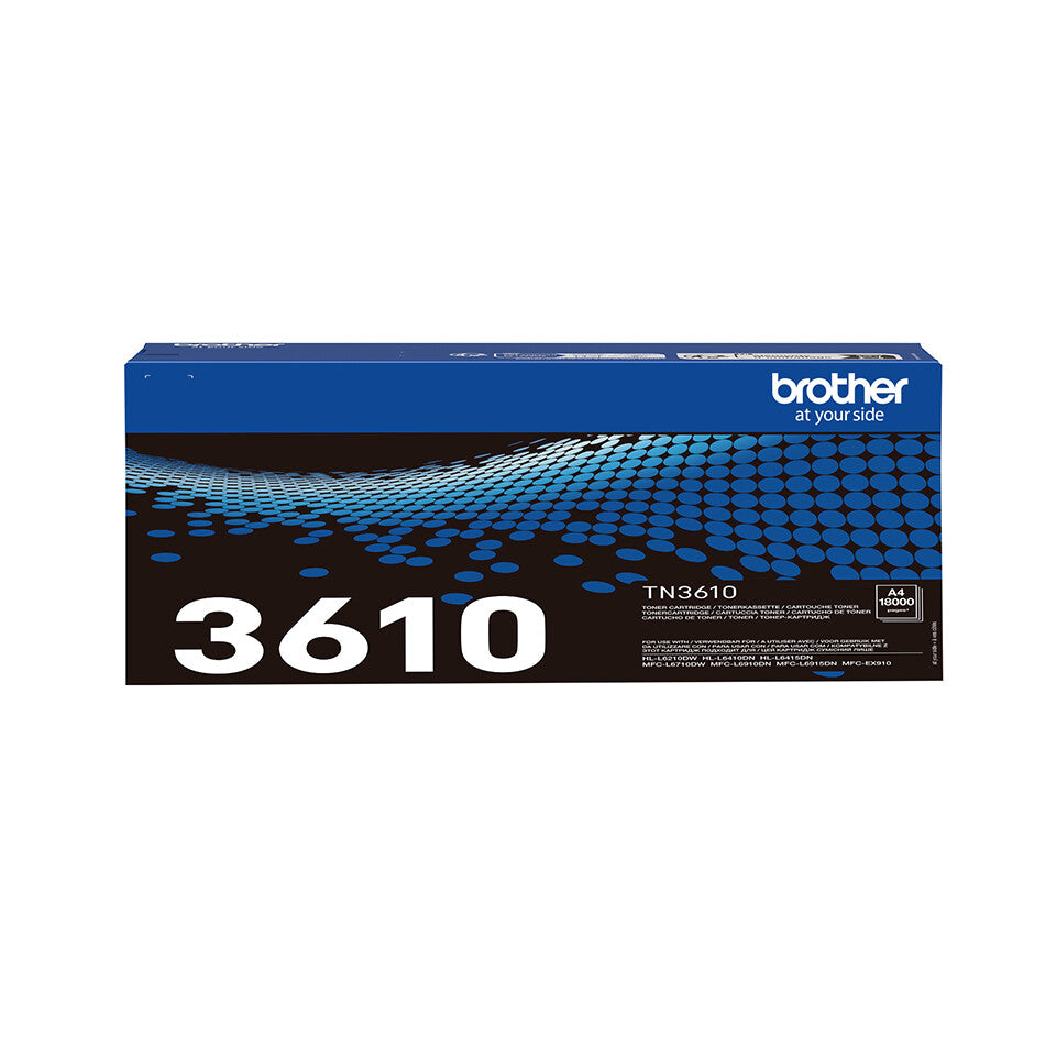Brother TN-3610 tonerpatron 1 stk Original Sort