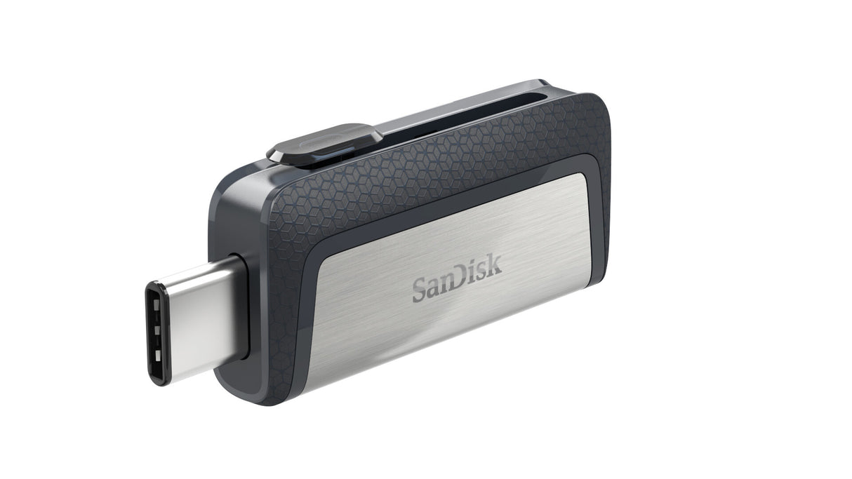 SanDisk Ultra Dual Drive USB Type-C USB-nøgle 32 GB USB Type-A / USB Type-C 3.2 Gen 1 (3.1 Gen 1) Sort, Sølv