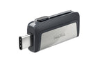 SanDisk Ultra Dual Drive USB Type-C USB-nøgle 32 GB USB Type-A / USB Type-C 3.2 Gen 1 (3.1 Gen 1) Sort, Sølv