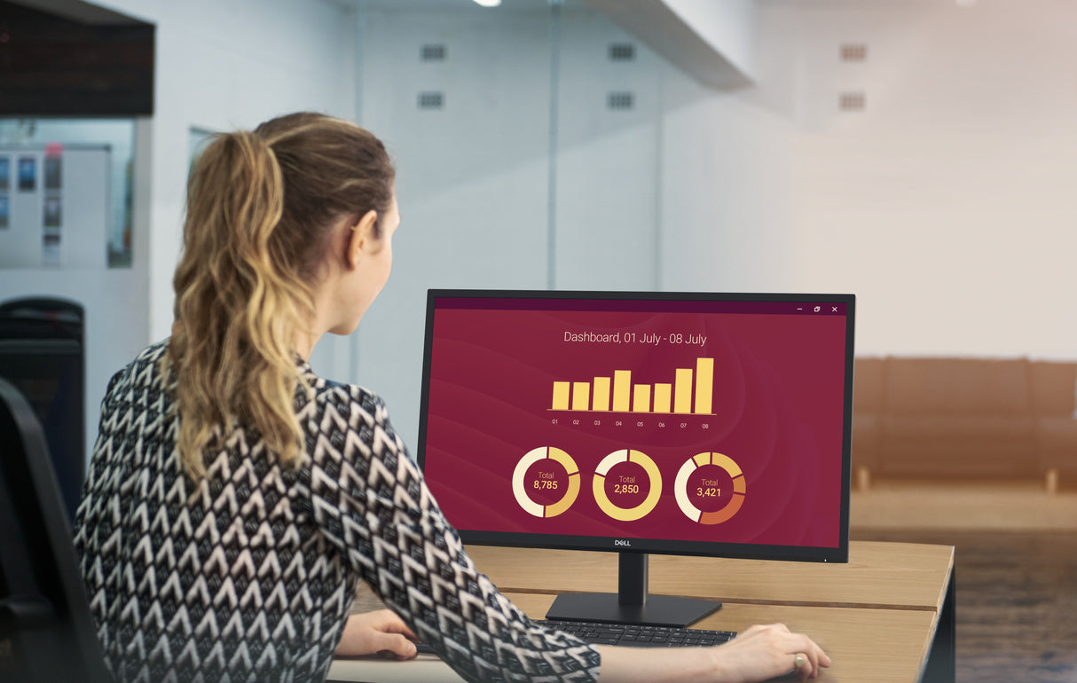 DELL E Series E2725H computerskærm 68,6 cm (27") 1920 x 1080 pixel Fuld HD LED Sort
