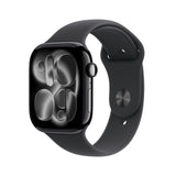 Apple Watch Series 11 OLED 46 mm Digital 416 x 496 pixel Berøringsskærm Sort Wi-Fi GPS (satellit)