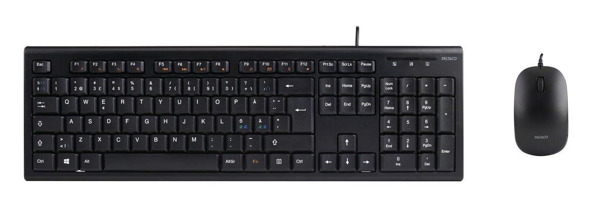 Deltaco TB-700 tastatur og mus