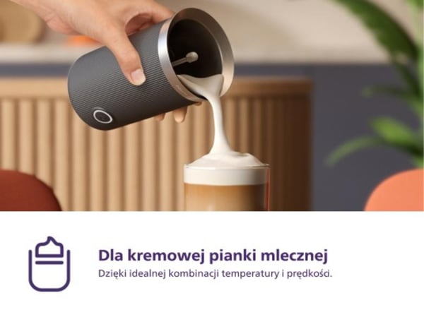 Mælkeskummer PHILIPS espressomaskine Baristina BAR311/60 Sort