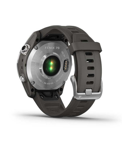 Garmin Fenix 7S Smart Watch 42mm, GPS, Silver/ Graphite