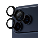 PanzerGlass ® Hoops® Sort Kameralinsebeskytter iPhone 17 Pro | iPhone 17 Pro Max | iPhone 16 Pro | 16 Pro Max